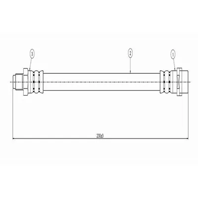 Fren Hortumu Arka Sağ veya Sol CAVO C800 516A
