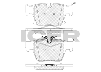 Fren Disk Balata Arka BMW ORJINAL 34208842965  34208842965 34 20 8 842 965 8842965