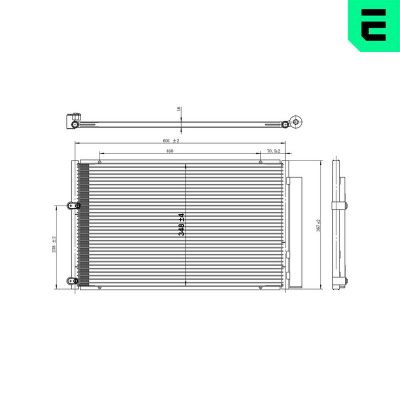 Klima Radyatörü  Toyota Prius (NHW20)(2004->)  ERA 667483