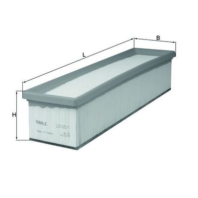 Hava Filtresi  Mercedes C -Serisi Estate (BM 205)(09.2014->)  MAHLE LX 3105/1