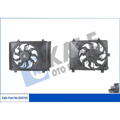 Radyatör Fan ve Motoru  Hyundai i10 (PA)(09.2007->)  KALE 354745