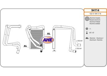 Kalorifer Radyatörü  MANDO IN971380X000  971380X000 97138-0X000 971380X100 97138-0X100