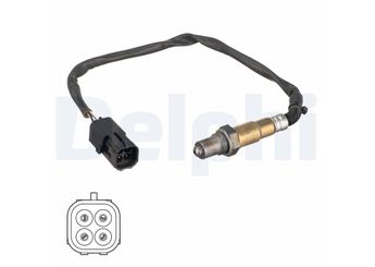 Oksijen (Lambda) Sensörü  DELPHI ES21072-12B1  21074385001000 2112385001020