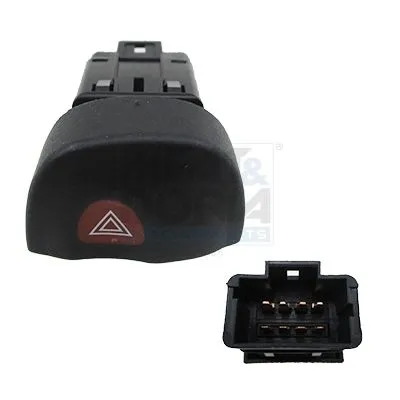 Dörtlü Flaşör Düğmesi  Renault Megane I Faz 2 Cabrio (EA...)(03.1999->)  MAXTEL 16204867