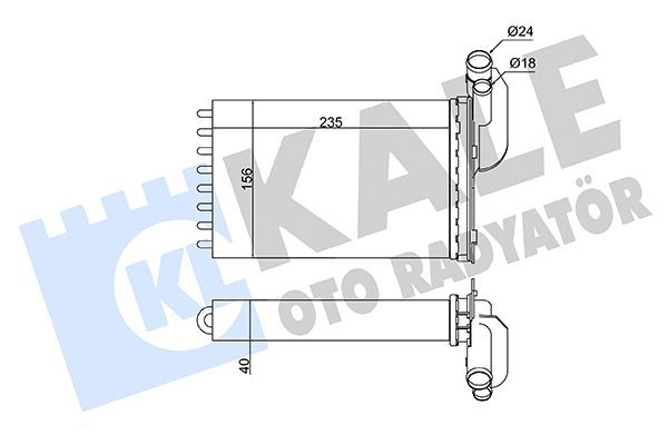 Kalorifer Radyatörü  KALE 110098