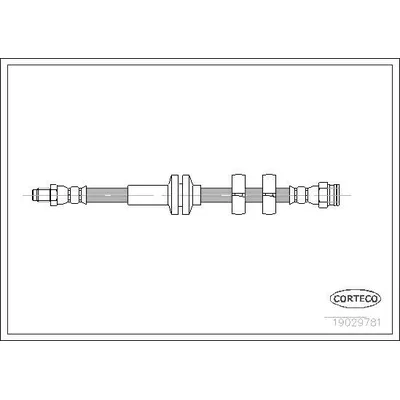 Fren Hortumu Ön Sağ veya Sol Alfa Romeo GT (125)(2004->)  WALBURG WBH0093