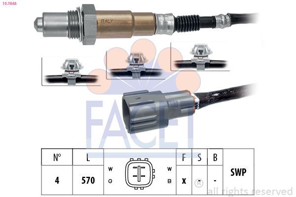 Oksijen (Lambda) Sensörü  Toyota Corolla (E11)(2000->)  MAHER 12209