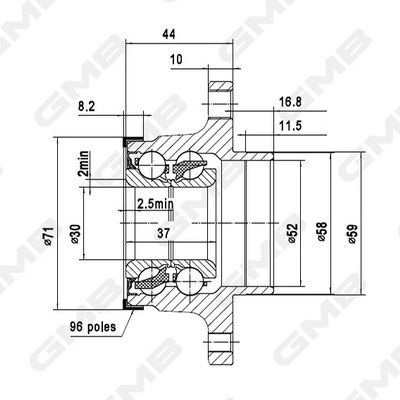 Porya Arka Sağ veya Sol Alfa Romeo 4C (643)(2013->)  BRUCKE 51754196
