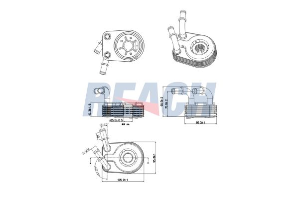 Motor Yağ Soğutucu  Fiat Doblo (119) Panorama (01.2001->)  SWAPP 52203