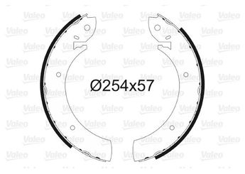 Fren Pabuçlu Balata Arka VALEO 562108  5020419 1610955 5020556 69026260 069026260 69026270 069026270 4825001000 48250-01000
