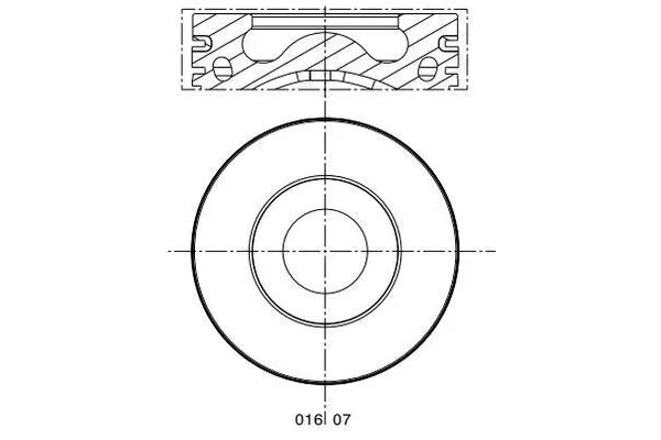Piston  Citroen Jumper P.Van (06.2006->)  YENMAK 3461-050