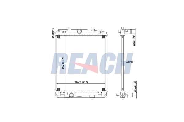 Su Radyatörü  Toyota Aygo (KGB/WNB)(2005->)  VEKA 16-2019B
