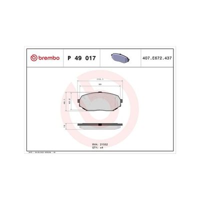 Fren Disk Balata Ön Mazda MX-5 (NA)(09.1989->)  MAGNETI MARELLI 363700449017