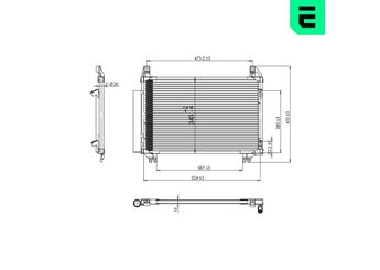 Klima Radyatörü  ERA 667305  8846052130 8846052090