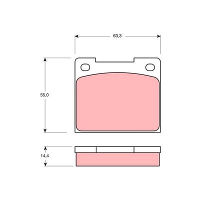 Fren Disk Balata Ön SWAPP 44266
