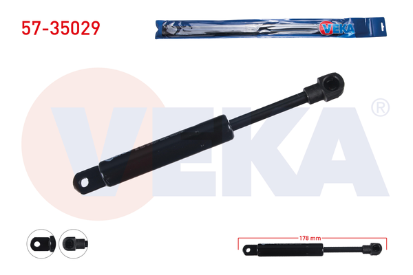 Bagaj Amortisörü Sağ veya Sol Renault Megane I Faz 2 Coupe (DA...)(01.1999->)  VEKA 57-35029