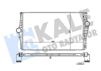 Turbo Radyatörü  VEKA 42-4504  30741579 30748808 31274553 8627375