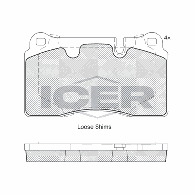 Fren Disk Balata Ön OTOZONE FDO9100-R