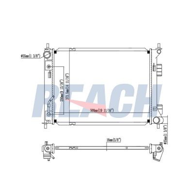 Su Radyatörü  Kia Venga (YN)(2010->)  VEKA 16-3228