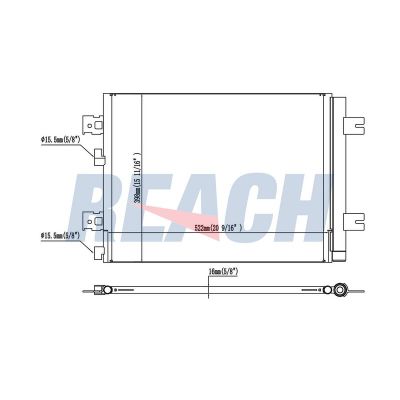 Klima Radyatörü  Dacia Logan Express Van (01.2009->)  MGA 82218