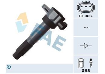 Ateşleme Bobini  FAE 80268  4709290 71750222 71768140 71768298 71768580 93194165 FKO344 47 09 29 0 71 75 02 22 71 76 85 80 93 19 41 65 95507901 95 50 79 01 3340051K10 33400-51K10