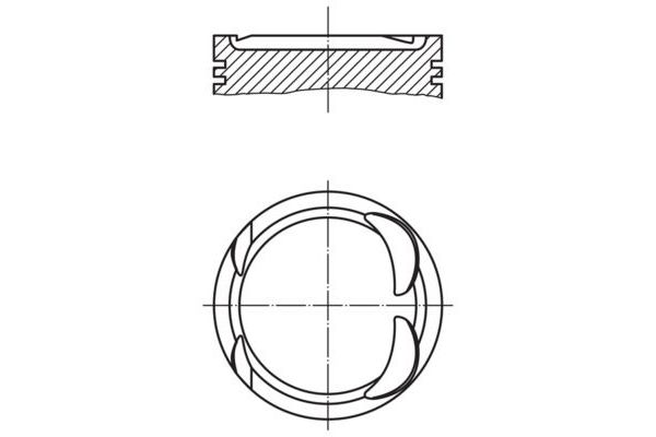 Piston (82.70MM-STD)  NÜRAL 87-71948-STD