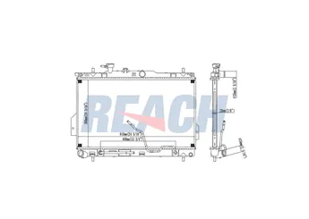 Su Radyatörü  RADISEN RR 67480  2531017150 2531017101 2531017102 2531017100 25310-17100 25310-17101 25310-17102 S2531017102