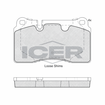 Fren Disk Balata Ön VOLKSWAGEN ORJINAL 7L6698151K