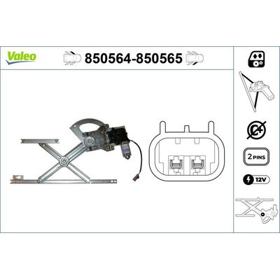 Cam Krikosu Ön Sol VALEO 850564