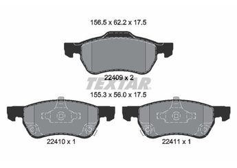 Fren Disk Balata Ön TEXTAR 2240901  10197211 10088104 10343249