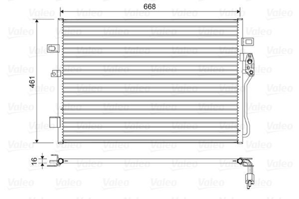 Klima Radyatörü  VALEO 822625