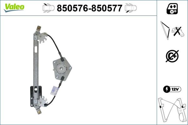 Cam Krikosu Arka Sol VALEO 850576