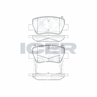 Fren Disk Balata Arka AYD 60251B