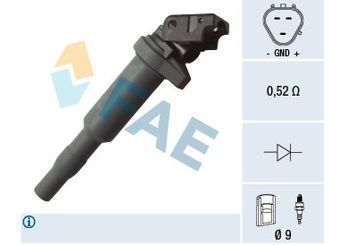 Ateşleme Bobini  FAE 80281  12137559842 12137562745 12137571644 12137582627 12137594935 12137638477 7559842 7562745 7571644 7582627 7638477 7594935 133876 12 13 7 559 842 12 13 7 562 745 12 13 7 571 644 12 13 7 582 627 12 13 7 594 935 12 13 7 638 477 7 559 842 7 562 745 7 571 644 7 582 627 7 594 935 7 638 477