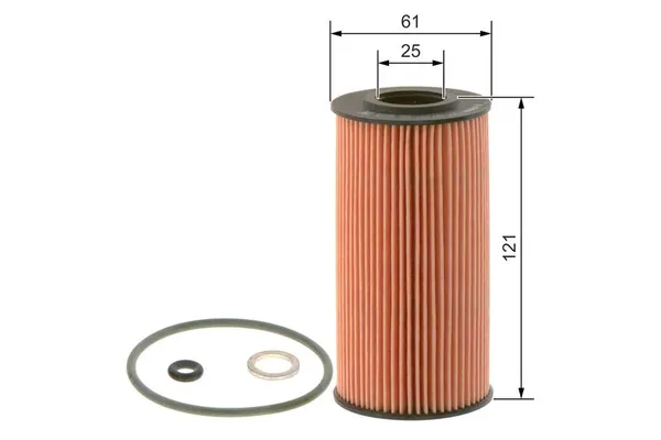 Yağ Filtresi  Hyundai i30 Cw (FD)(02.2008->)  BOSCH 0 986 4B7 027