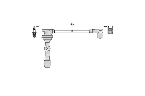 Buji Kablosu  VALEO C1173