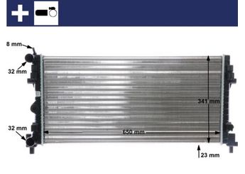 Su Radyatörü  MAHLE CR 1096 000S  253101E100253101E101253101E150 253101E100 253101E101 253101E150 6R0121253 6R0121253N