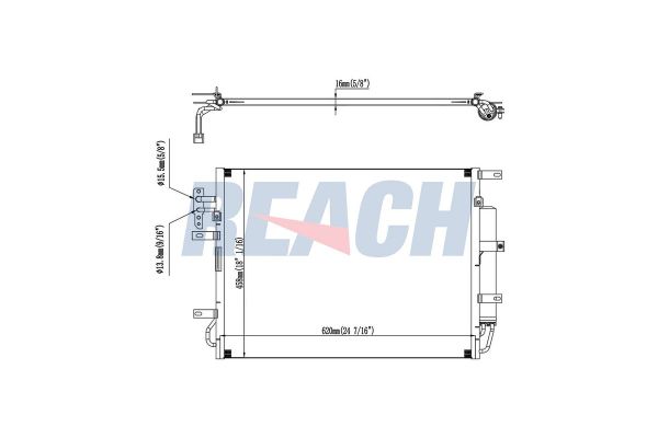 Klima Radyatörü  Land Rover Range Rover (LM)(01.2002->)  ASPART 6CAC1110