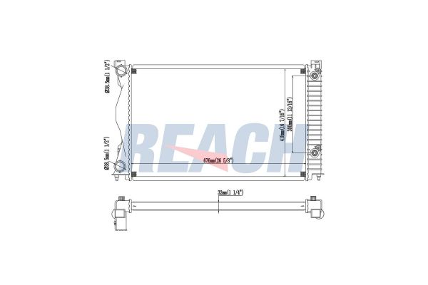 Su Radyatörü  Audi A6 Sedan (4FC)(10.2008->)  MANDO DC253101G301