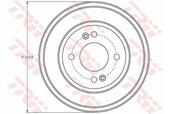 Kampana Arka Sağ veya Sol Hyundai Getz (TB)(2002->)  WALBURG WDR1033