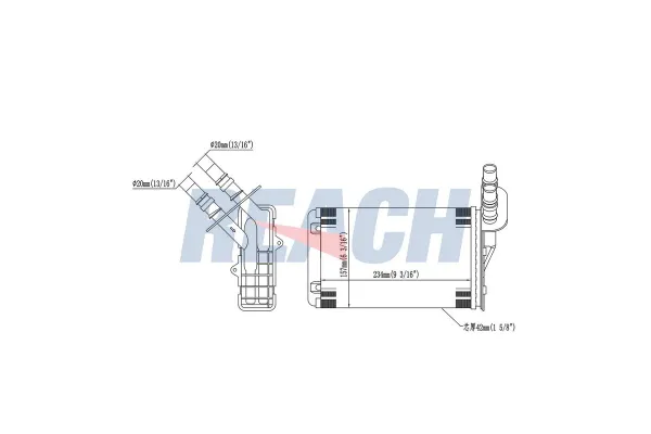 Kalorifer Radyatörü  ZENON RN2653