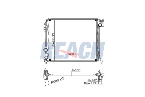 Su Radyatörü  RADISEN RR 637665