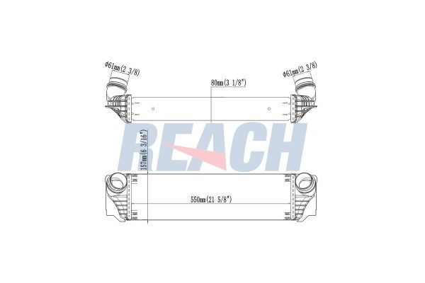 Turbo Radyatörü  BMW 7 Serisi (F01/F02/F04)(01.2009->)  VEKA 42-1413