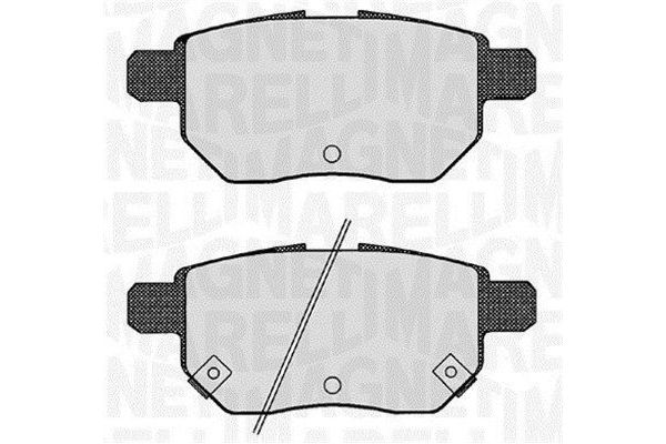 Fren Disk Balata Arka Toyota Verso-S (NLP1/NSP1)(2010->)  MAHER 00095B