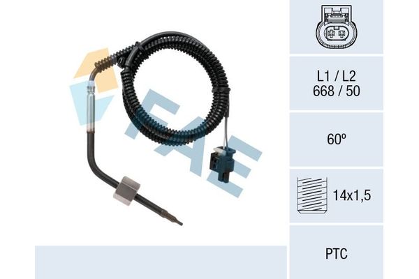 Egzoz Sıcaklık Sensörü  Mercedes C -Serisi Estate (BM 204)(01.2011->)  BOEM A0009052805