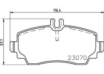 Fren Disk Balata Ön BREMBO P 50 047  A4144200220 4144200220