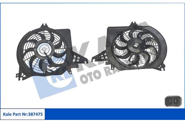 Radyatör Fan ve Motoru  KALE 387475