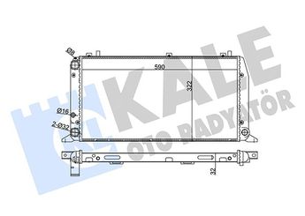 Su Radyatörü  KALE 367400  46745809 893121251A 893.121.251 A 893121253A 893.121.253 A