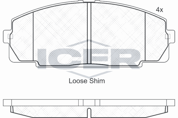 Fren Disk Balata Ön Toyota Hilux (N85/145/150)(1989->)  WONGA 271104