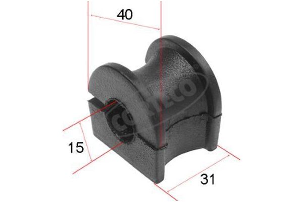 Viraj Demir Lastiği Arka Ford Fiesta (DX)(2000->)  CORTECO 80000462